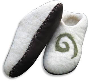 Filzhausschuhe